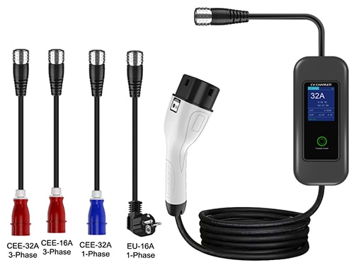 2-EVMOTIONS Omega Type2 (3x32A) EV Charger